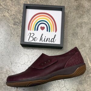 Hush Puppies Burgundy Flats